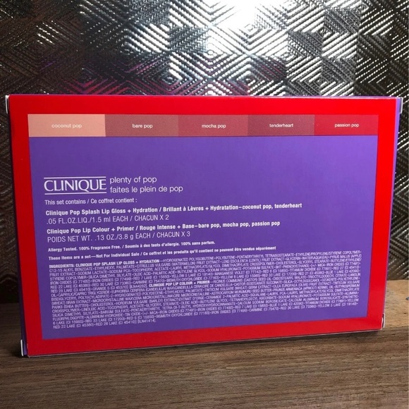 NIB! CLINIQUE Plenty Of Pop Luxe lip set - Picture 4 of 12